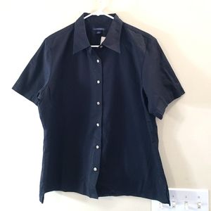 Lands' End womens button down  shirt